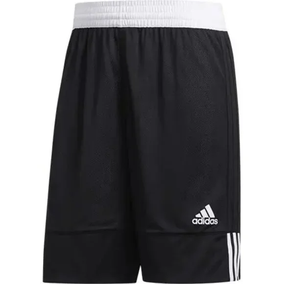 NWT adidas Men’s 3G Speed Reversible 9" Basketball Shorts XL Black Mesh Athletic - Picture 1 of 8